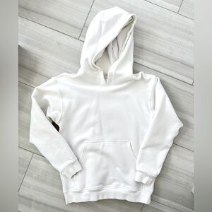 White Lululemon hooded sweatshirt, size S